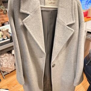 Aritzia Wilfred Gray Pea Coat